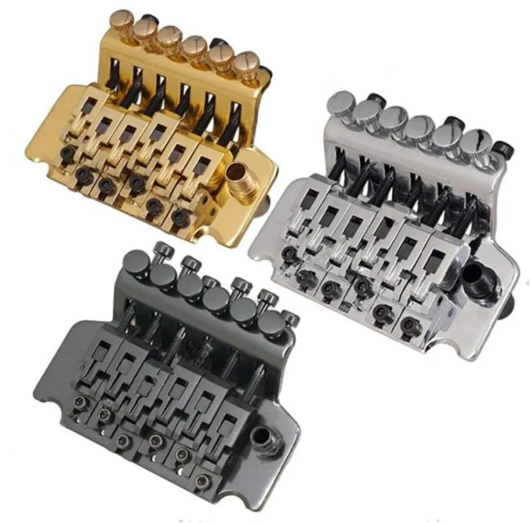 Un set di parti per chitarra elettrica a ponte per chitarra elettrica in oro mancino 6 corde per ponte Accessori per strumenti musicali 3 colori7058143