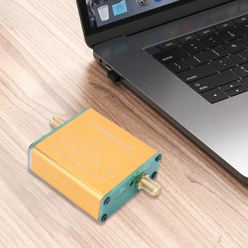 HT004 0.1MHz-6GHz Low Noise Amplifier HT004,20dB High Gain LNA Amplifier For Shortwave,FM Radio,RF Power Preamplifier Module