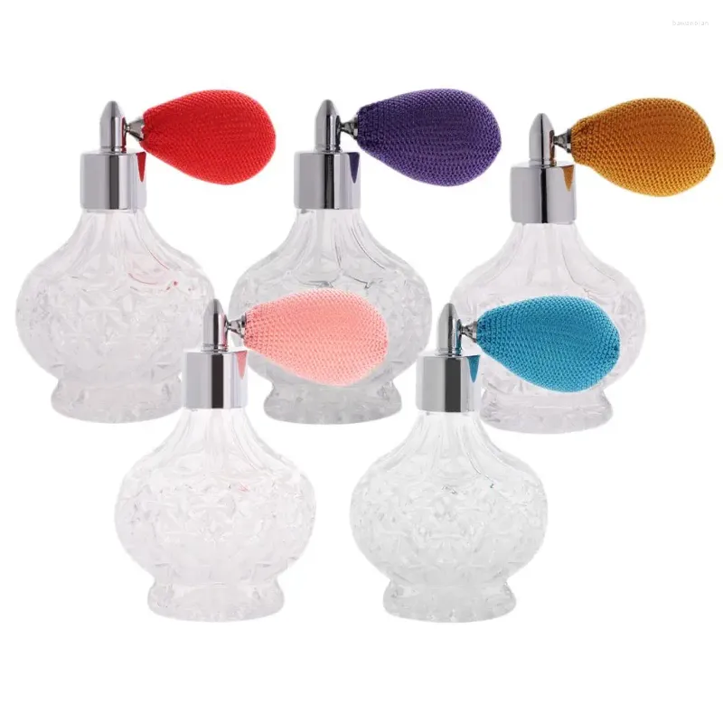 Storage Bottles 1pcs 100ml Empty Glass Vintage Perfume Aftershave Bottle Spray Atomizer Gift