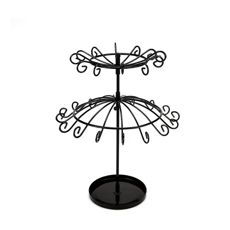 Smyckesdisplay Stand Flower Paraply Smycken Lagring Pendantörhängen Halsband Organiser Rack Holder Storage Display Stand Stand Stand Stand Stand Stand Stand