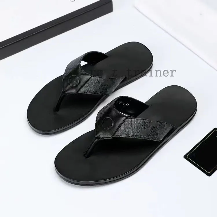 Designer Sandals Summer Luxury Classic Men Slippers gummibottstrand Slides Letter Flat Slipper Designer Shoes Gear Bottoms Flip Flopsfashion Causal 3.20 20