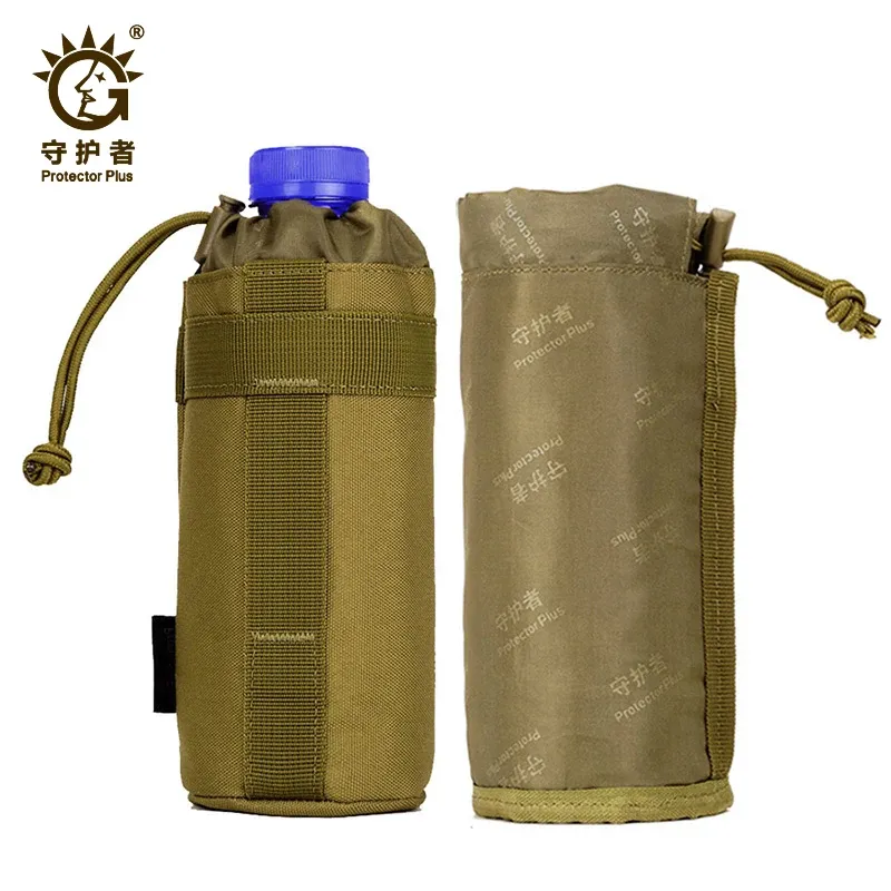 Zakken 550 ml waterfleszakje, tactische militaire Molle-waterkokerzak, buitenwaterfleshouder Camping Army Gear Bag 4 kleuren