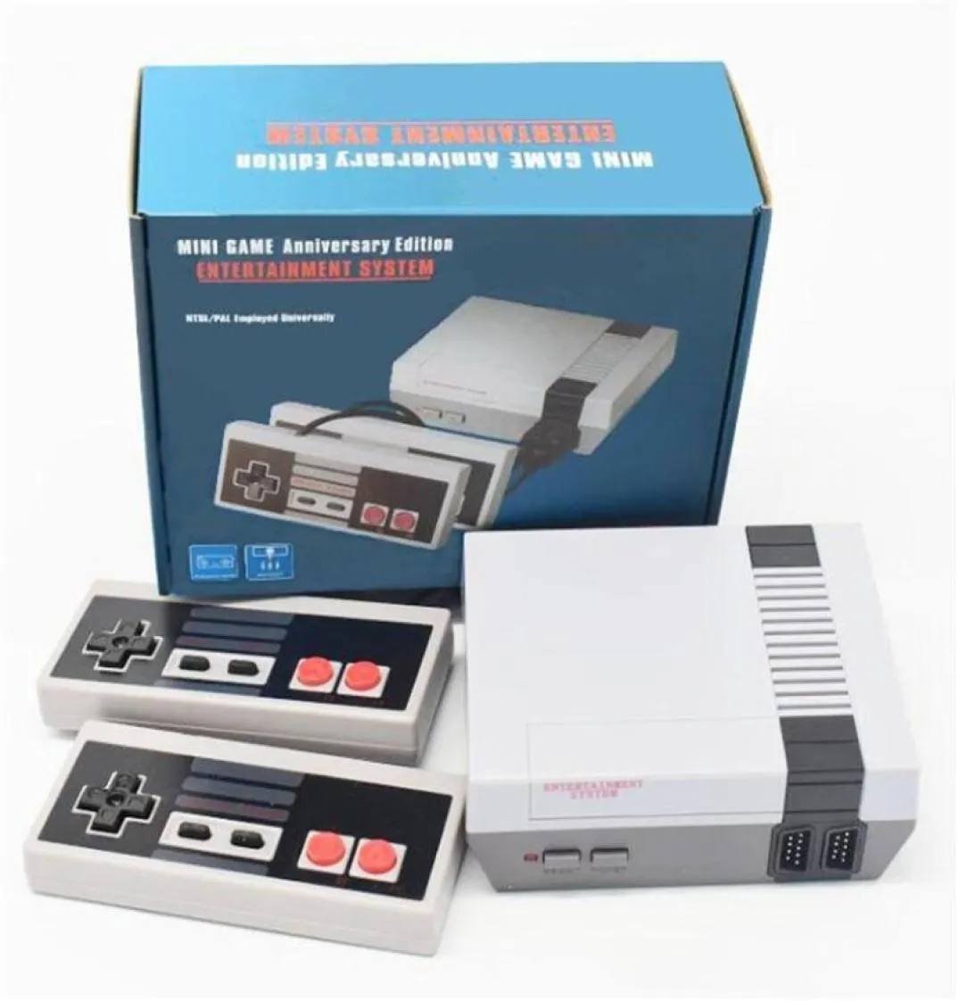 Заводские мини-классические домашние ТВ-игровые консоли, портативные видеоустройства для игровых консолей NES620 500 с розничной коробкой от UPS DHL F3824899