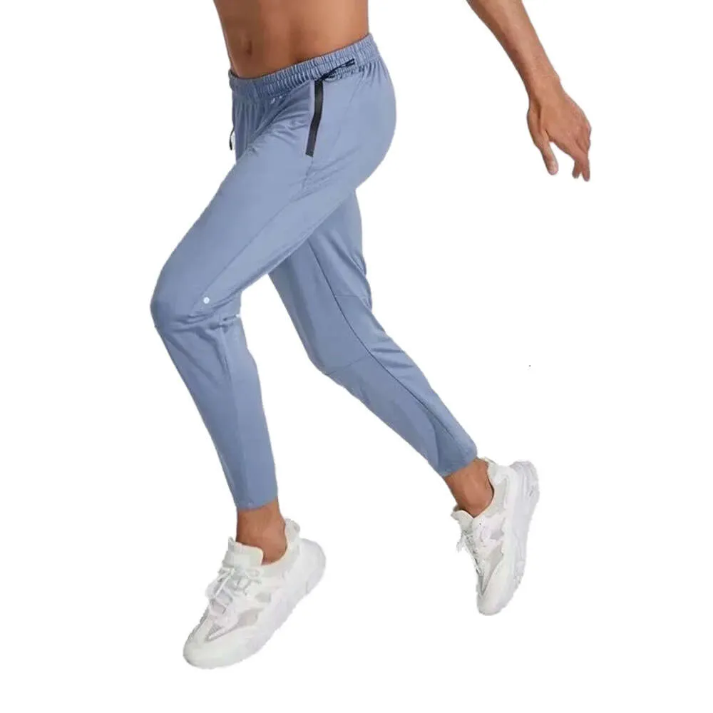 Pantalons longs de jogging pour hommes Tenue de yoga de sport Cordon de serrage à séchage rapide Poches de sport Pantalons de survêtement Pantalons pour hommes Taille élastique décontractée Fiess 4 couleurs LL-0673