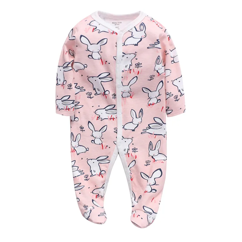 Wholesale Baby Boys Girls Blanket Sleepers Newborn Babies Sleepwear Infant Long Sleeve 0 3 6 9 12 Months Pajamas