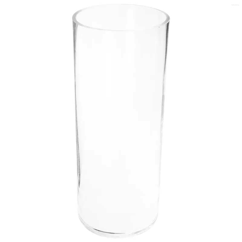 Vasos Clear Glass Flower Vaso Centerpiece Cilindro Decorativo Floral