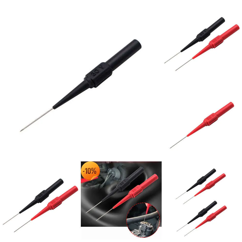 Nya 30V Diagnostic Tools Multimeter Test Lead Extvention Back Piercing Needle Tip Probes Autotools Automotive Auto Kit Hine