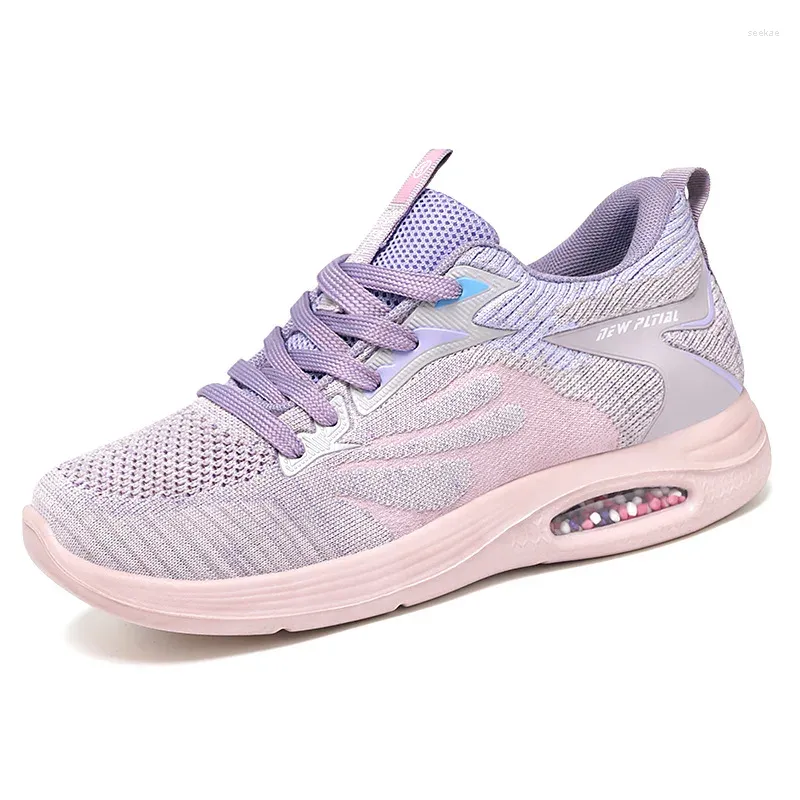 Vrijetijdsschoenen Dames Sneakers Mesh Kussen Licht Hardlopen Sport Zapatillas De Deporte XL Maat 41 Sale Reizen