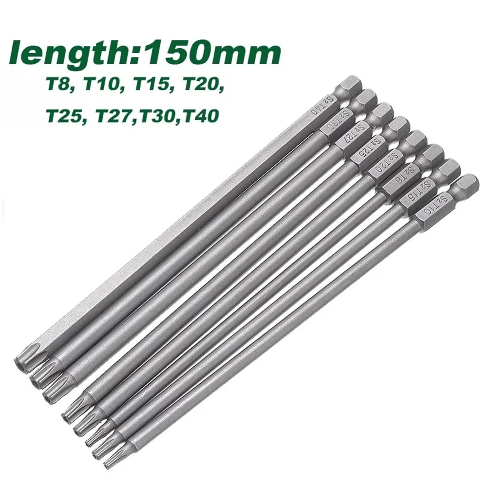 15 Stück T15 Magnet Torx Schraubendreher Bits – 1/4 Zoll Sechskant, 5 Cm Lang, Aus S2 Stahl, Mit Sicherheitsloch