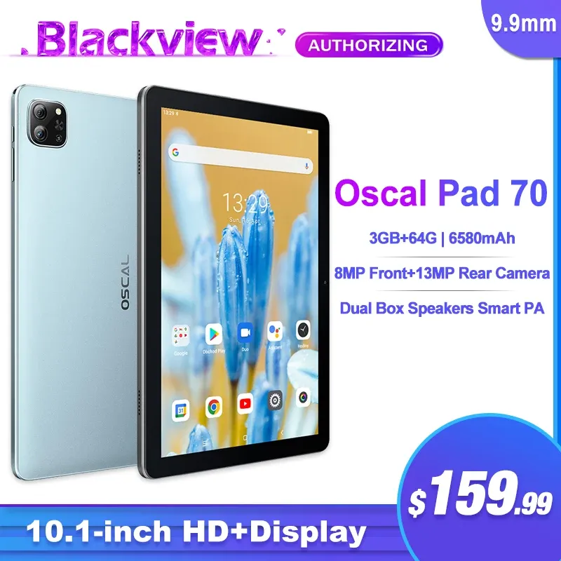 DHgate.com:Blackview Oscal Pad 70 10.1 HD Display, 6580mAh