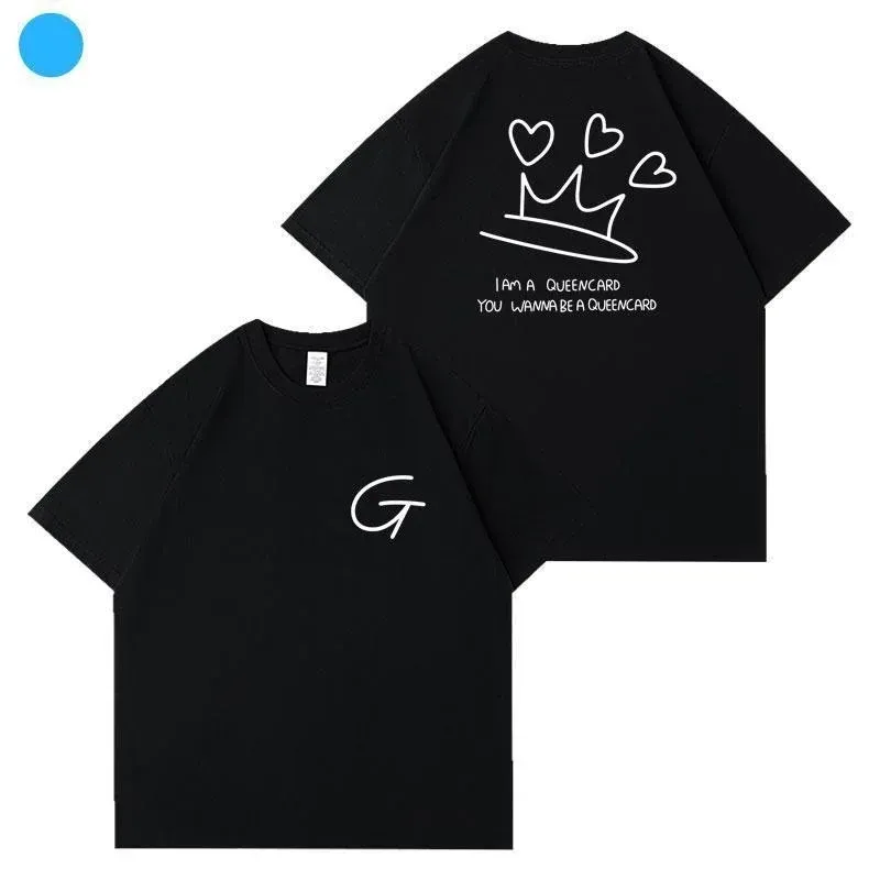Kpop GI-DLE I am FreeTy Unisex T-Shirt Costume Short Sleeve