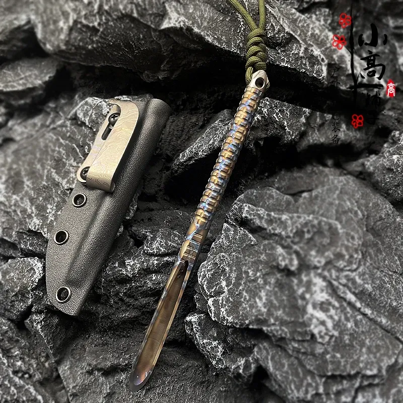 Tools EDC Titanium alloy Crowbar Broken Window tools Straw Hand Outdoor Camping Gear EDC Multifunction Tools