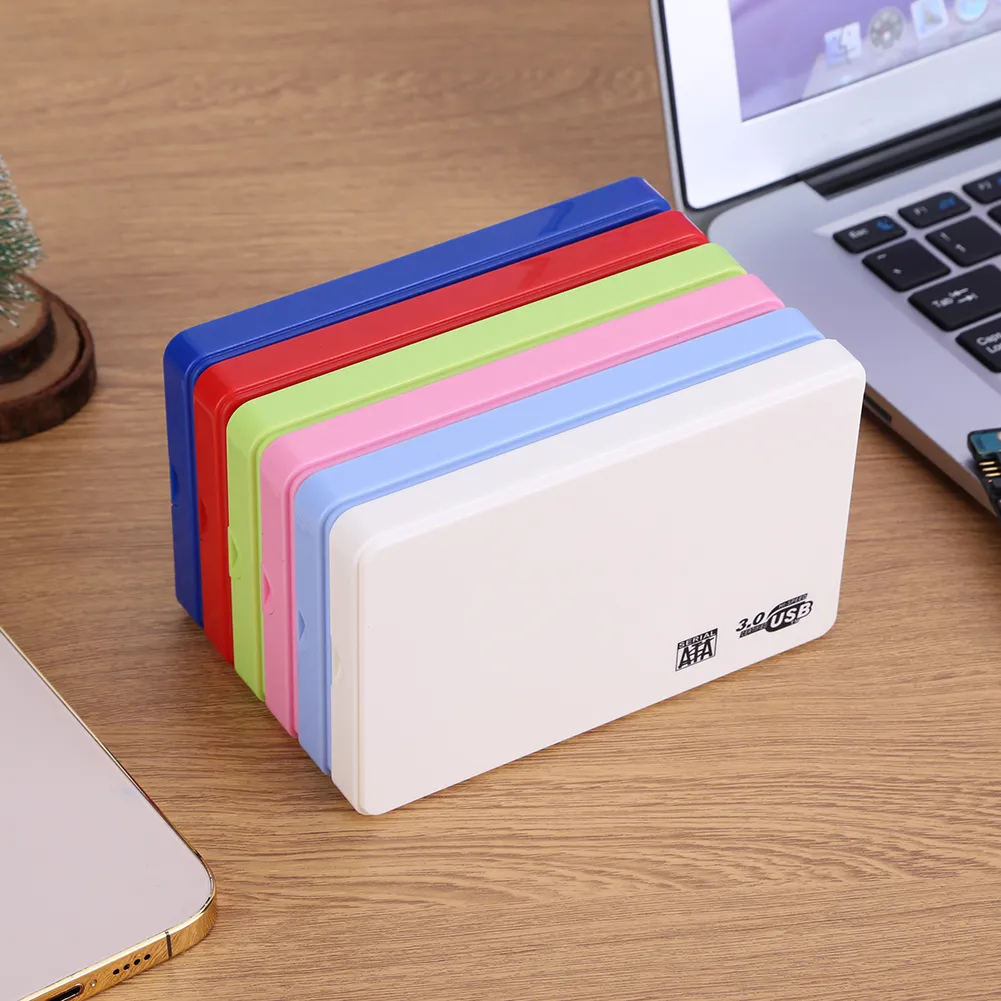 SATA To USB3.0 Hard Disk Case Compatible with XP/win7/win8/win10 2.5in Hard Drive Enclosure Tool-Free for SSD External Storage