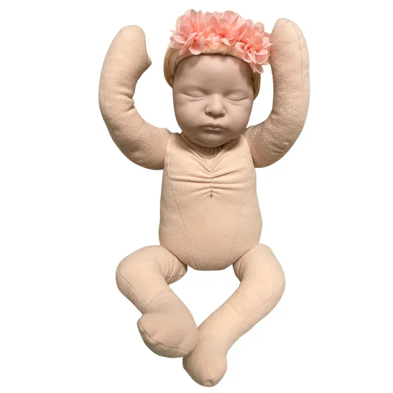 21 Inch Popular Reborn Baby Doll Laura, Unpainted Newborn Posing Doll with  Jointed Limbs, Training Model, Baby Photography Accessory