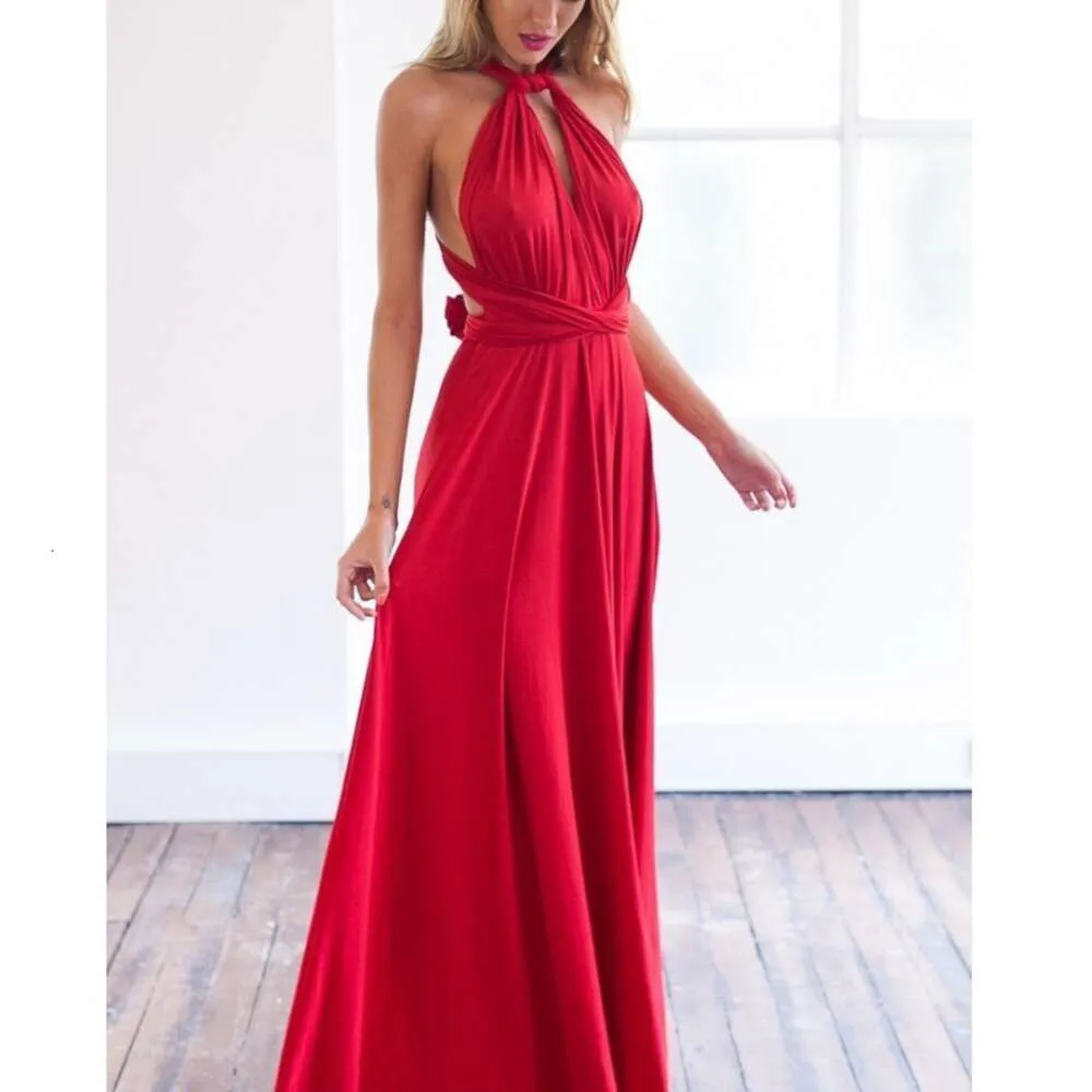 Women Boho Club Bandage Long Dress Party Srabe Longue 565982