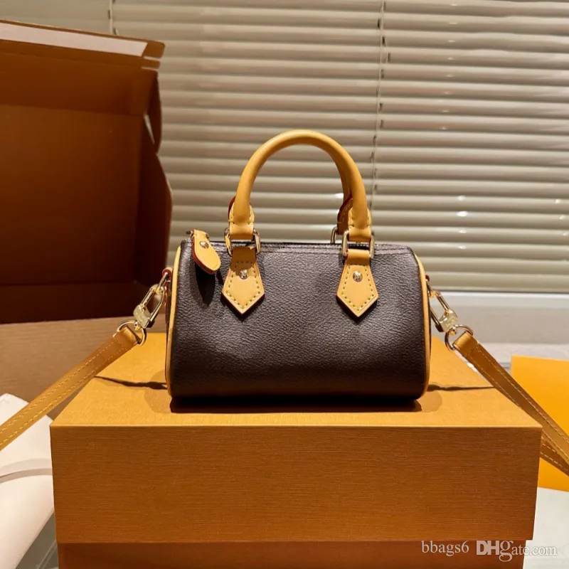 Designer Nano Speedy 16 Shoulder Bag Mini Classic Leather