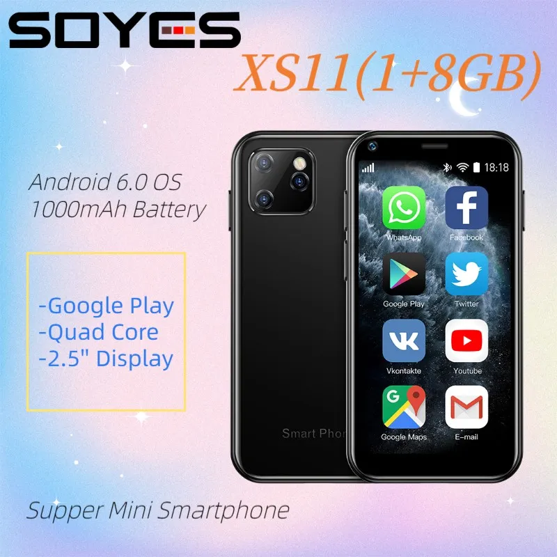 Mini Android Smartphone SOYES XS11 Inch 3G Dual SIM WiFi Quad Core
