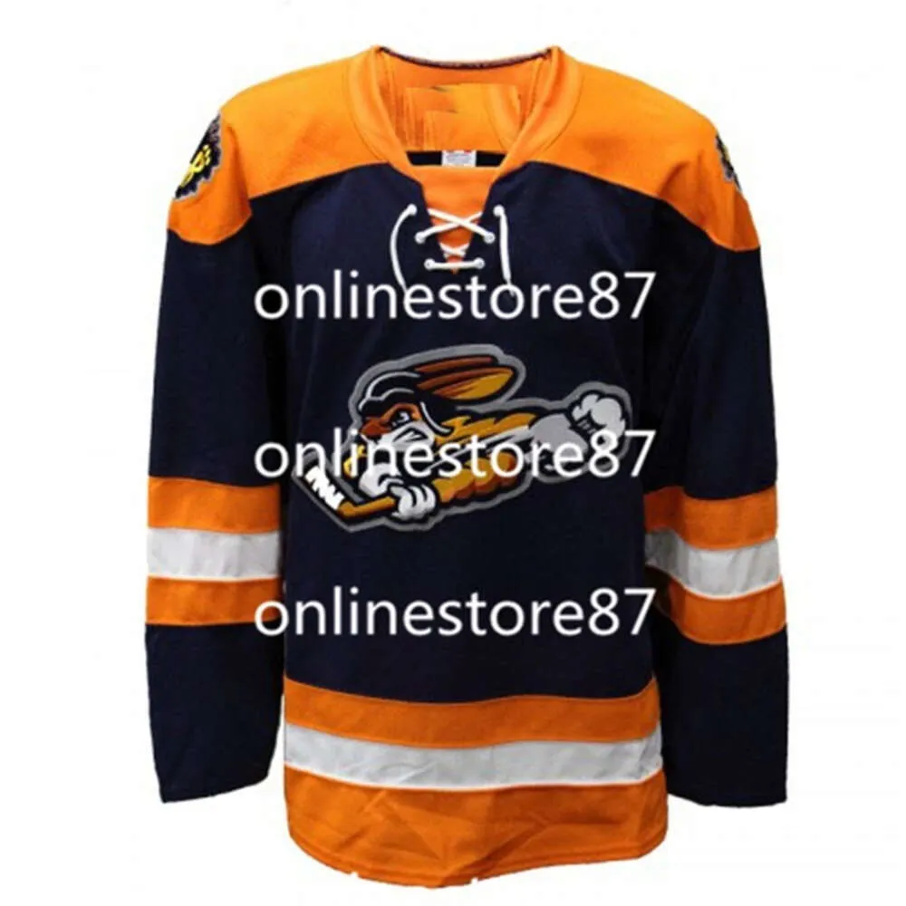 24S Retro 2017 Greenville Swamp Rabbits 24 Justin DaSilva 11 Bretton Cameron 15 Swamp Rabbits Home Hóquei Jersey Bordado Costurado