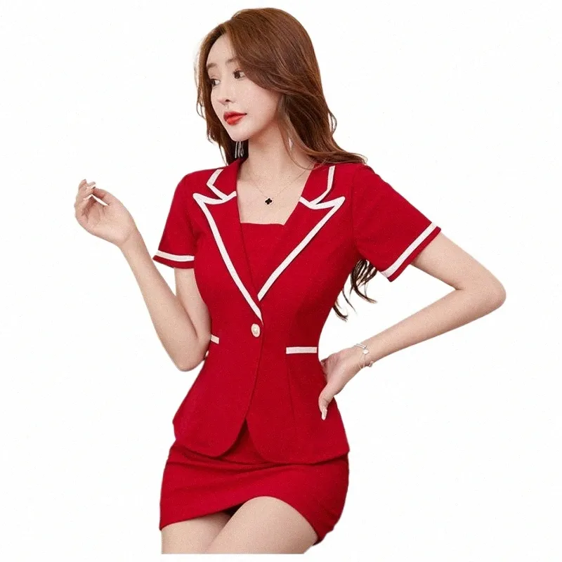 beauty Sal Spa Sauna Uniform Hotel Work Clothes for Women Suit for Summer Massage Package Hip Skirt Profial Clothes o5jF#