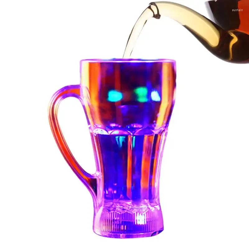 Copos de vinho led copos bebendo copos antiquados com luzes festa favor suprimentos piscando para bares ano de natal