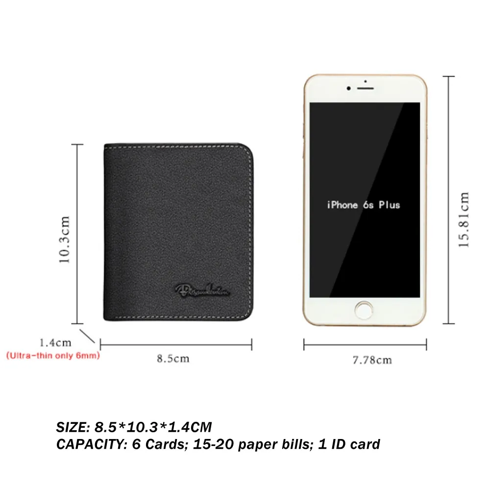 Bison Leather Wallet For Men Mini Purse Wallet, Soft Cowskin Card Holder  From Coisinistore, $10.06 | DHgate.Com