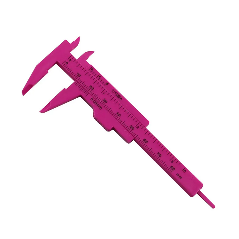 0-3.15 in 0-80 mm Plastic Vernier Caliper Sliding Gauge for Inner and ...