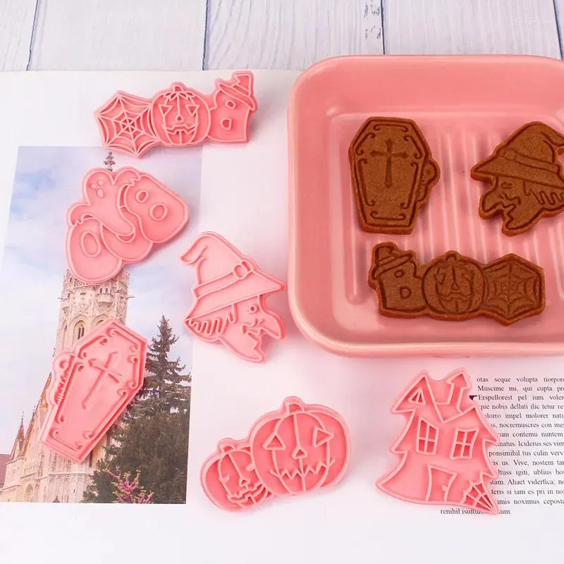 Bakformar cookie mögel 3D plast tredimensionell frosting fondant presstyp hemtryck tätning