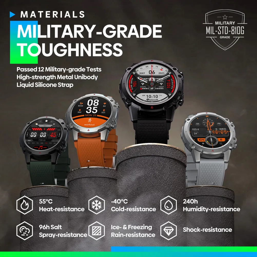Zeblaze Vibe 7 Lite Smart Watch Buyuk 1.47 IPS Ekran Voice Sound 100 Spor Modu Arayan 24H Sa l k Monitoru Ak ll Saat Yi TL1 154.37 DHgate