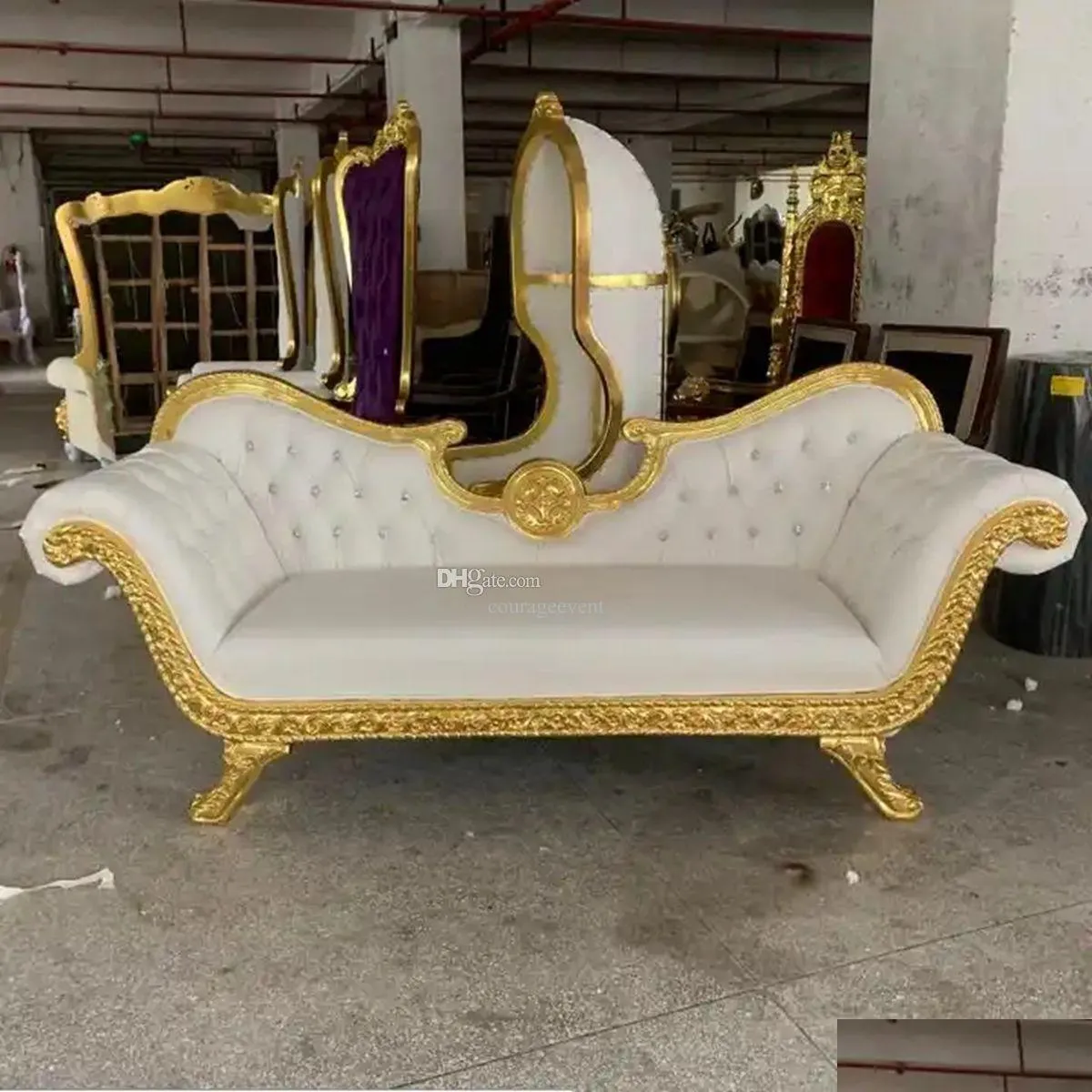Commercial Furniture El Banquet Party Light And Luxury Modern Mti Person Combination Adt Sofa Drop Delivery Home Garden Dhq9P