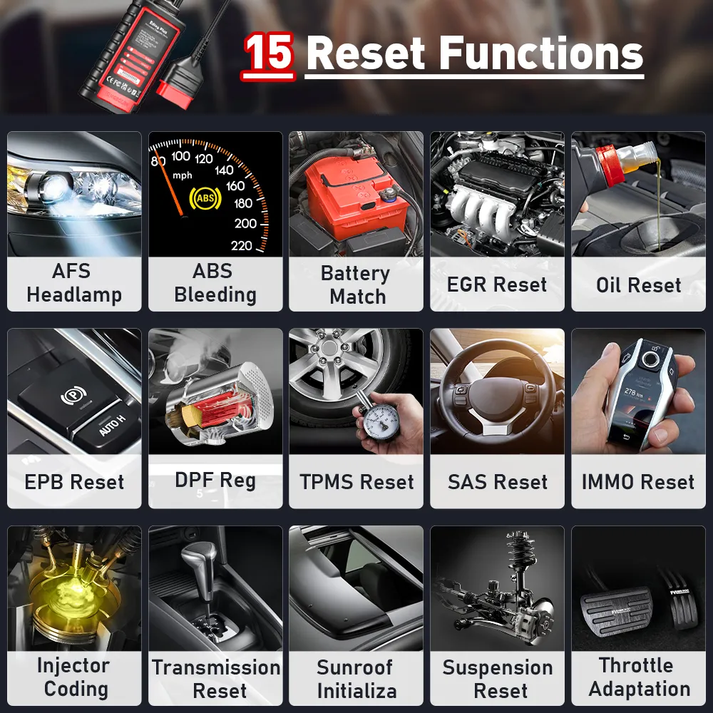 KINGBOLEN Ediag Plus THINKDIAG 2 CAN FD Protocol ALL System Full Software 15 Reset Service ECU Coding OBD2 Car Diagnostic Tools