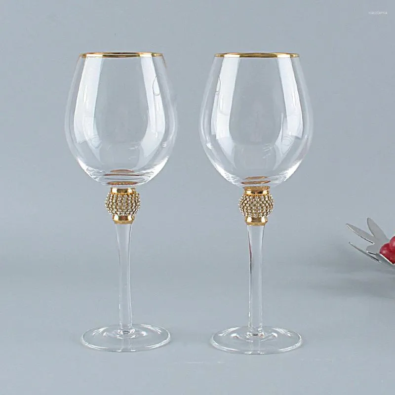 Wine Glasses 2 PCS Glass Cup Crystal Creative Champagne Red Cups Phnom Goblet Gifts For Wedding Party Valentine's Day Home Decor