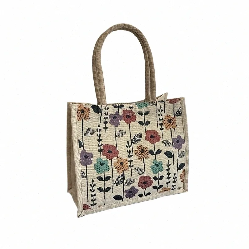 Sac fourre-tout de grande capacité Sacs à main de luxe pour femmes 2023 Marque Jacquard Broderie Toile Sac à bandoulière Big Shopper Sacs O0gO #