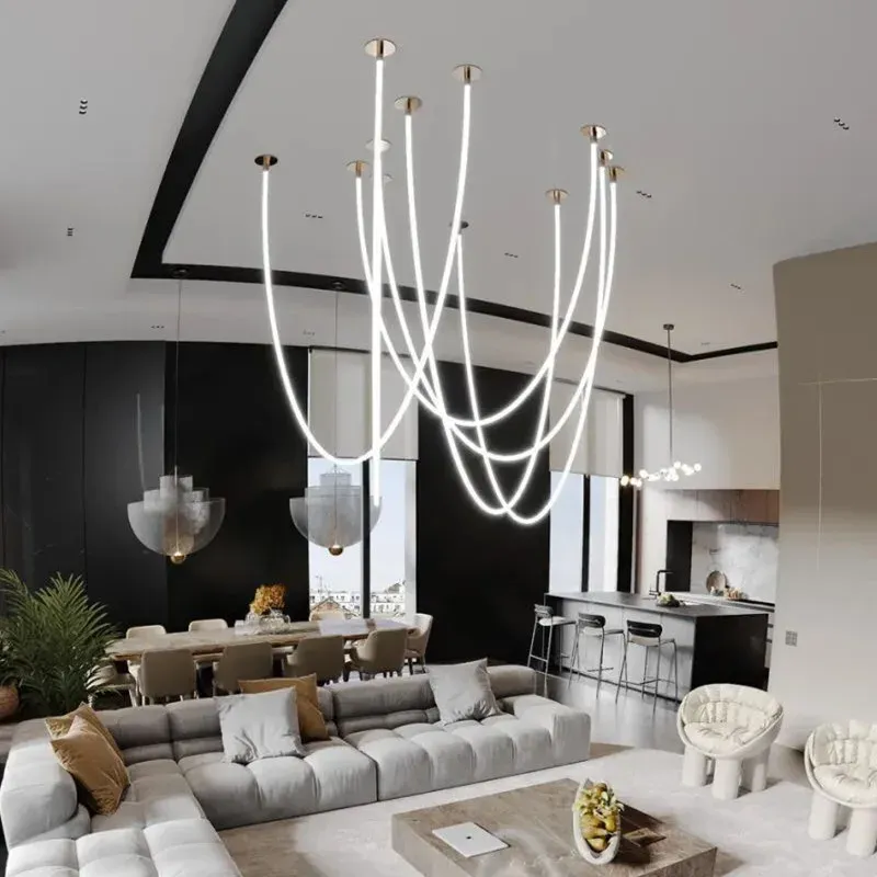 SANDYHA Estar Minimalist LED Unique Chandeliers For... From Ddmyfriend ...