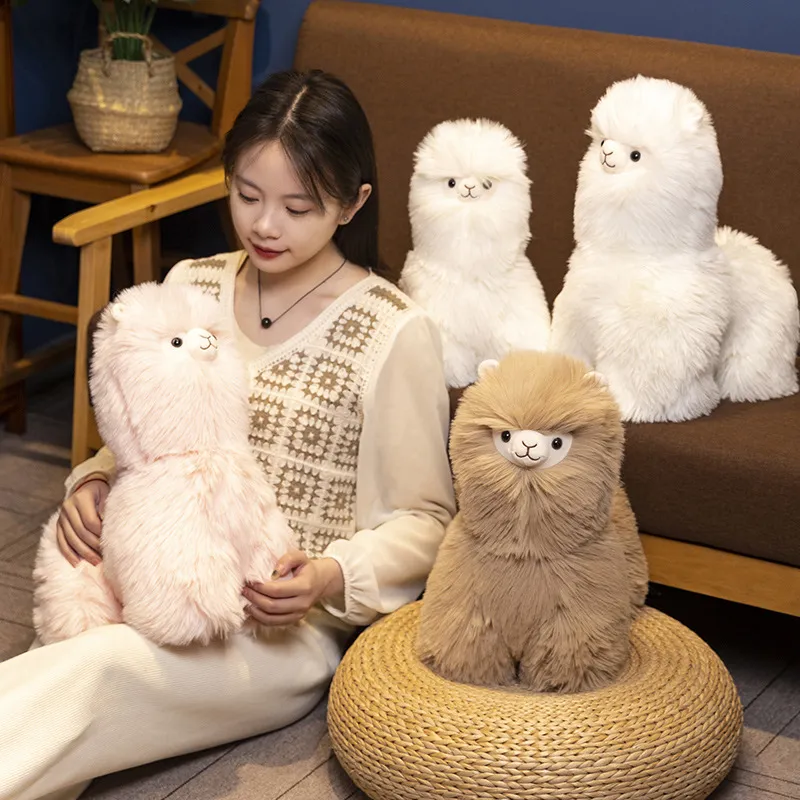 Stuffed Llama Kawaii Plush Toys: Fluffy Alpaca Llama Plush Dolls