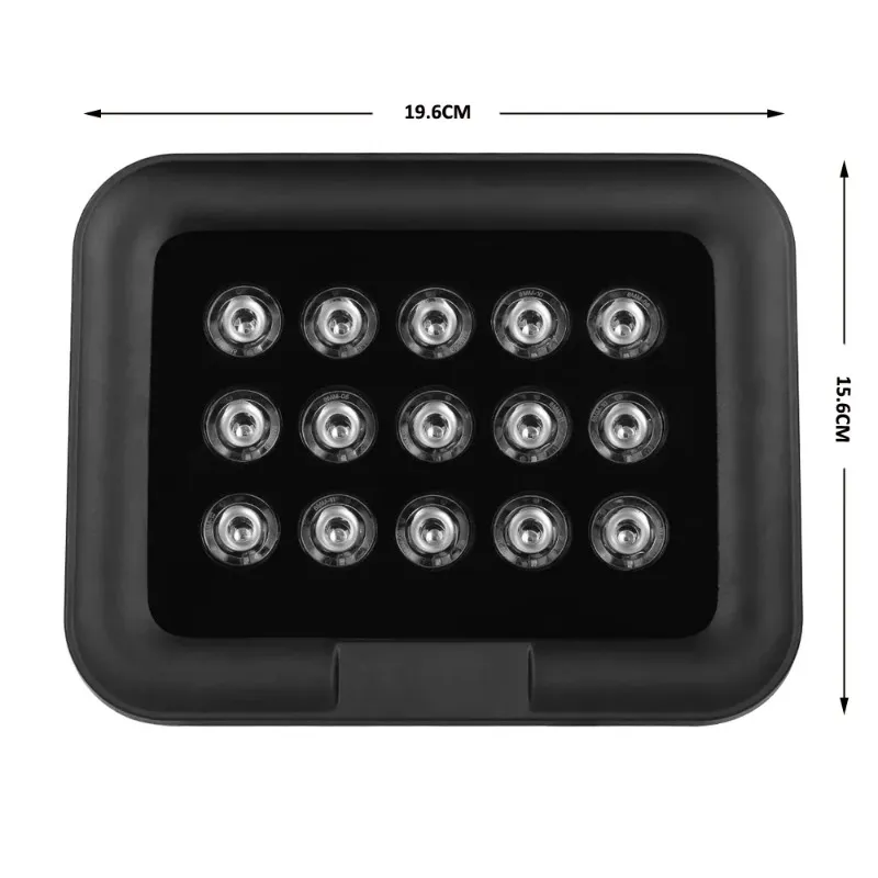 NUOVO CCTV LED 15IR array a infrarossi illuminatore a infrarossi IP65 850nm metallo impermeabile visione notturna CCTV luce di riempimento telecamera CCTV