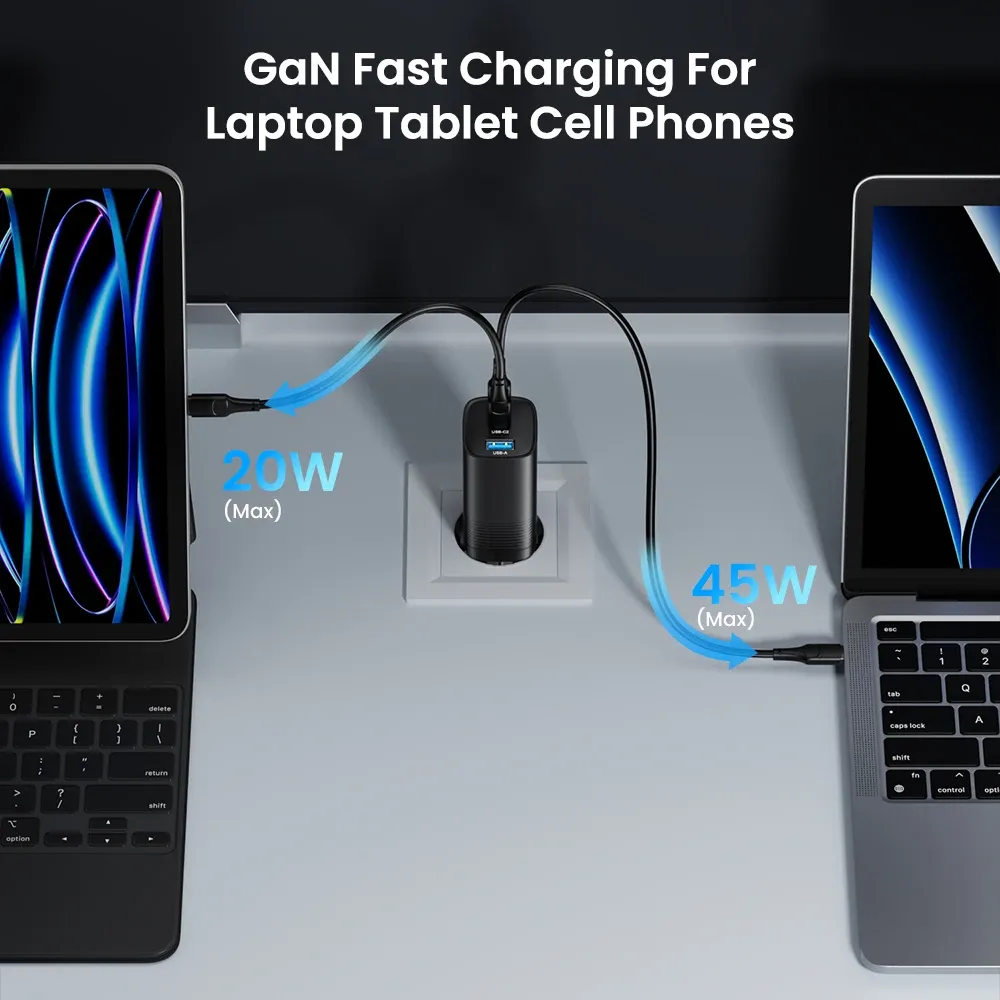 65W USB C Charger: Compact GaN Fast Charger for Phones, Tablets ...