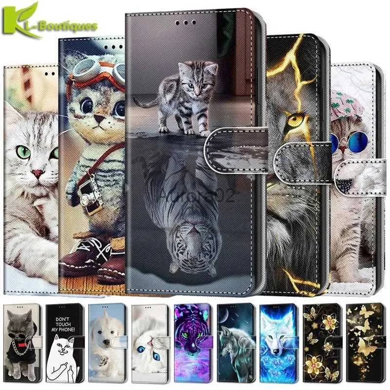 Mobiele Telefoon Gevallen Voor Samsung S21 S20 S10 Case Dier Geschilderd voor Galaxy FE Ultra S9 Plus S8 S7 S10E cover Capa yq240330