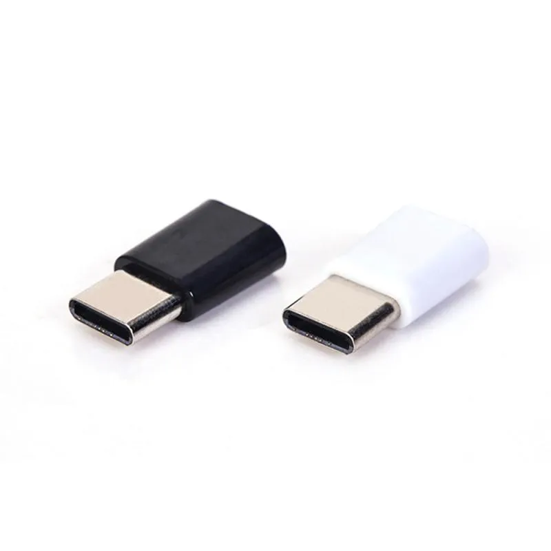 Mini Portable USB 3.1 Micro USB to USB-C Type-C Data Adapter Converter ...