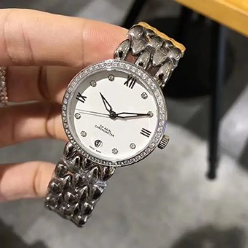Noble and elegant temperament fashion boutique female watch imported quartz movement 316 stainless steel case strap diameter 32m283F