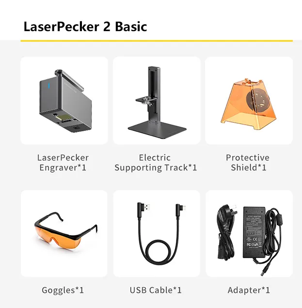 LaserPecker 2 Laser Engraver Portable Wood Engraving Machine