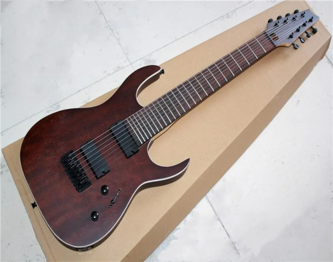 Custom Shop 8 Strings 2 Pickups Electric Guitar with Rosewood FingerboardBlack Hardwarecan be customized5588052