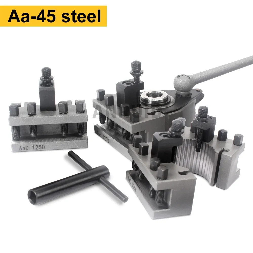 Quick Change Tool Post Set Lathe Tool Holder 12x12mm 15x15mm for WM210V ...