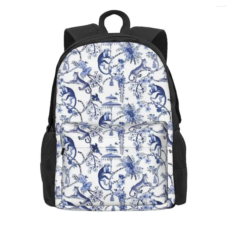 Rucksack Verspielte Menagerie Chinoiseire-Muster Rucksäcke Große Kapazität Kinder Schultasche Schulter Laptop Rucksack Reisen