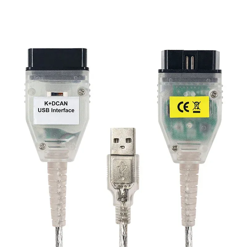 Per BMW K DCAN Swch Cavo diagnostico OBDII K + DCAN Interfaccia USB Ediabas K D CAN OBD2 Scanner diagnostico FT232RL  34