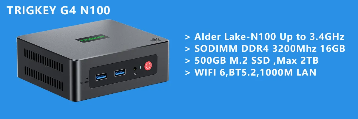 Beelink MINI S12 Pro Mini PC with DDR4 8GB or 16GB RAM, 128GB to 
