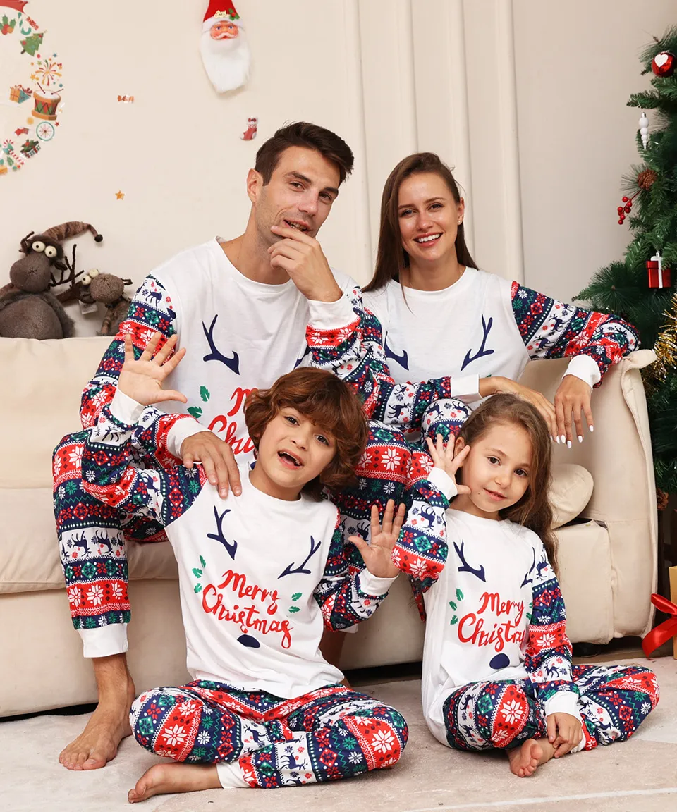 2024 New Christmas Family Matching Pajamas Set Soft Cotton Adult Kid Sleepwear From Homepro8 13.35 DHgate.Com