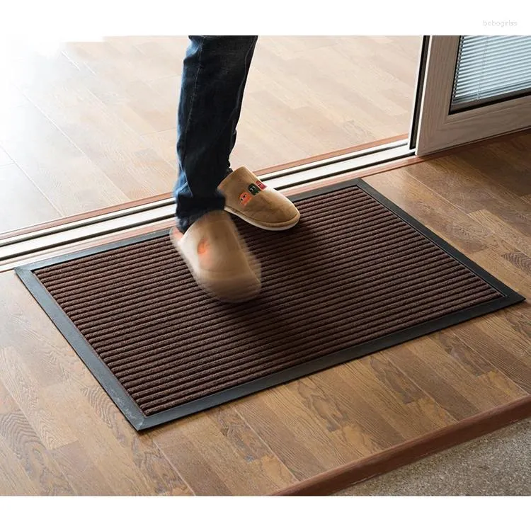 カーペットは床の防水リサイクルラバーバッキングエントランスラグドアマットドアマットを保護します