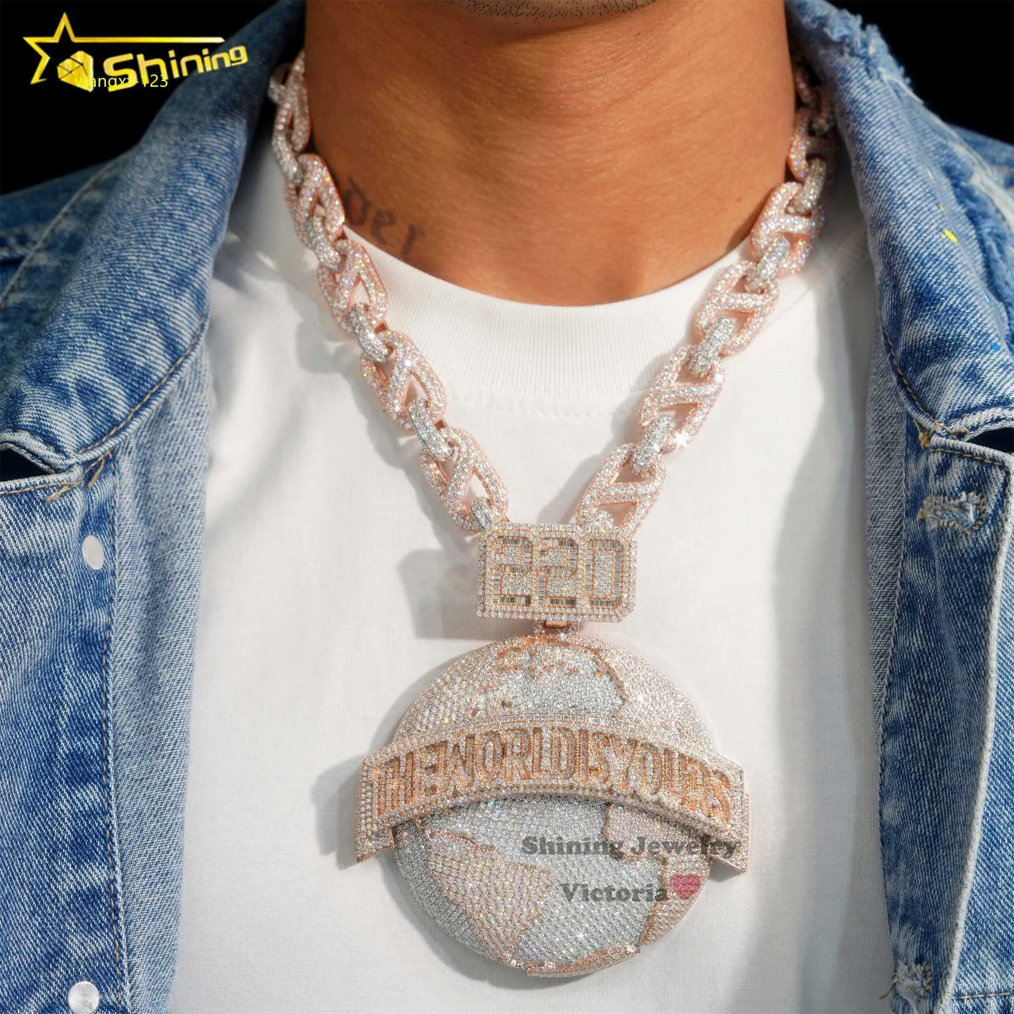 Dhgate Custom Lab Made Diamond Pendants Elegant Lab Grown Diamond