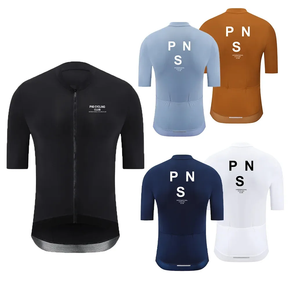 PNS Hommes Maillot De Cyclisme Vélo De Route Vêtements De Cyclisme À Manches Courtes De Haute Qualité Chemises De Cyclisme Maillot Ciclismo Vêtements De Vélo 240319