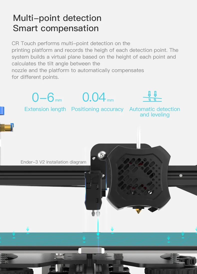 Creality CR Touch creality auto bed leveling Upgrade 32Bit Sensor 3D ...